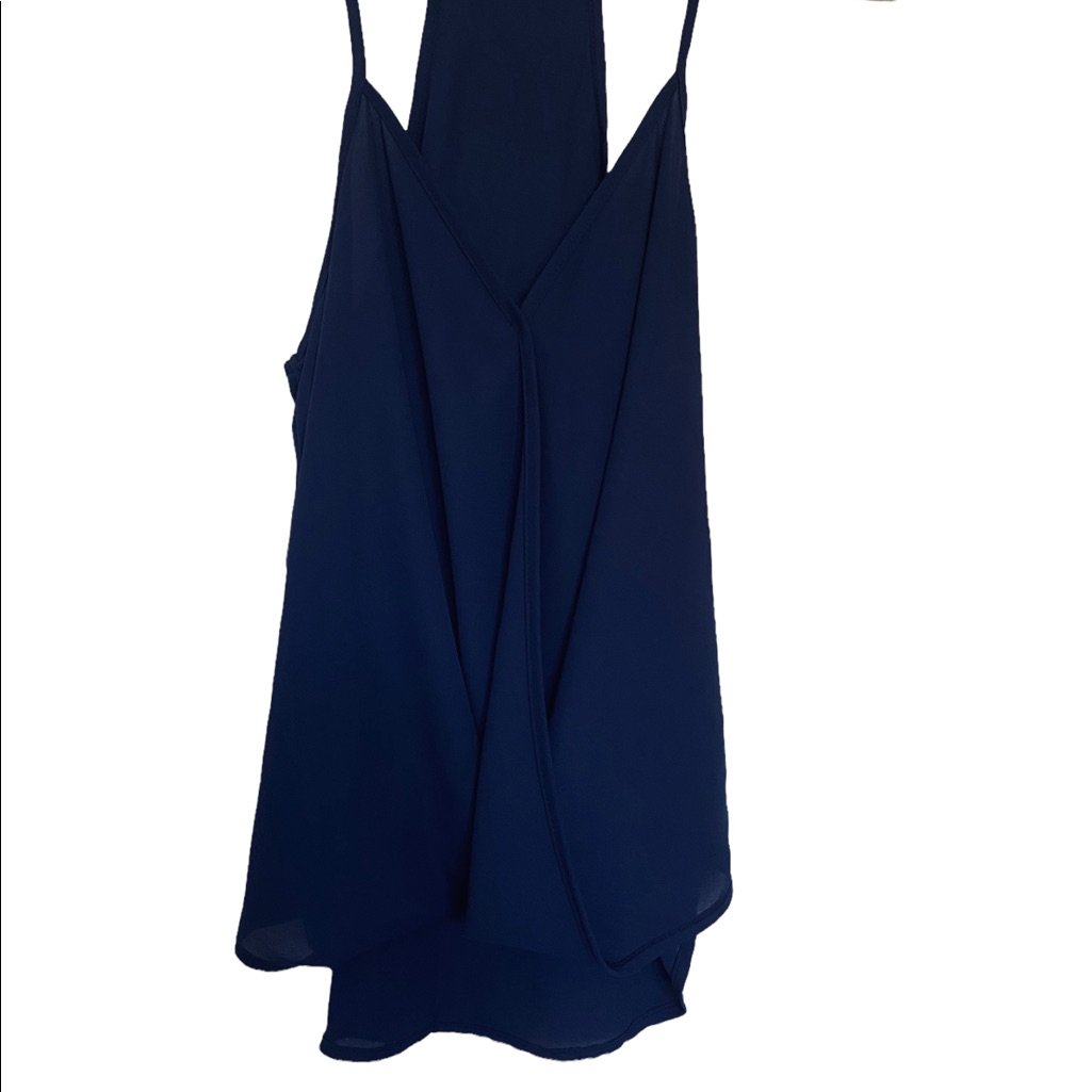 Lily White Blue Tank Top Preowned